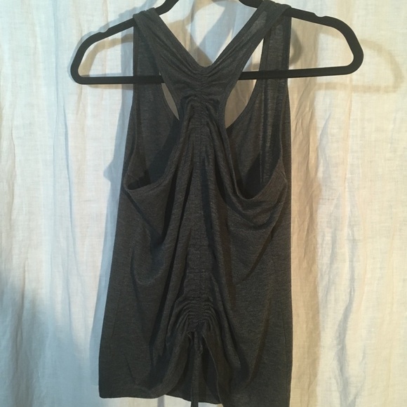 Like A Girl Tank Ruching Detail Workout Yoga - Picture 5 of 8